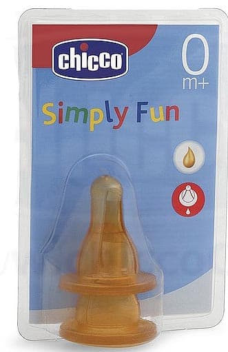 Chicco kaučuk cucla, 2kom, 4m+ - 71300