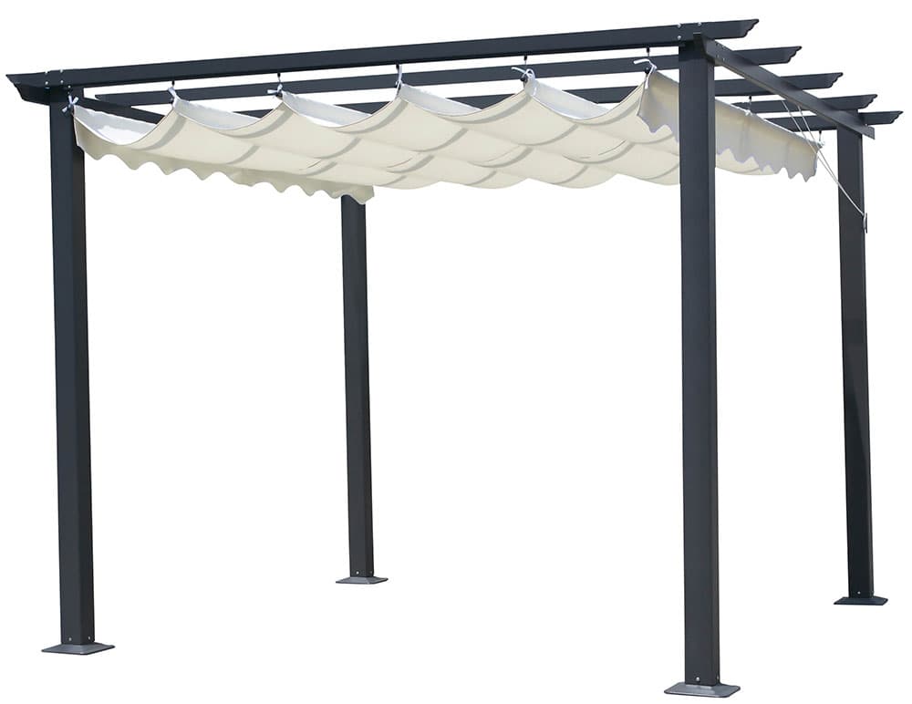 Pergola Senik Sa Pokretnim Krovom Alices Garden 3x3 m