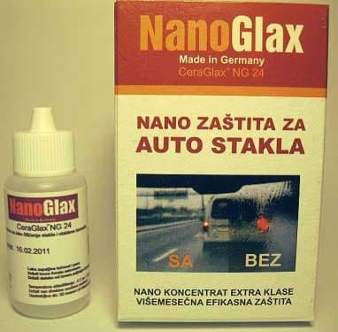Nanoglax sredstvo za zaštitu auto stakala i bolju vidljivost
