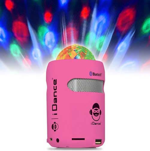 Bluetooth zvučnik sa disko kuglom iDance SB1 Pink 025218