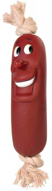 Igračka za pse Trixie Kobasica na konopcu 3242