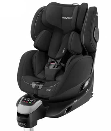 Autosedište za decu Recaro Zero.1 i-Size Performance Black Rotirajuće Do 18kg