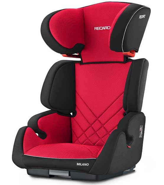 Autosedište za decu Recaro Milano Seatfix Racing Red 15-36kg