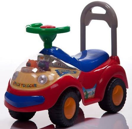 Dečija guralica Space crvena