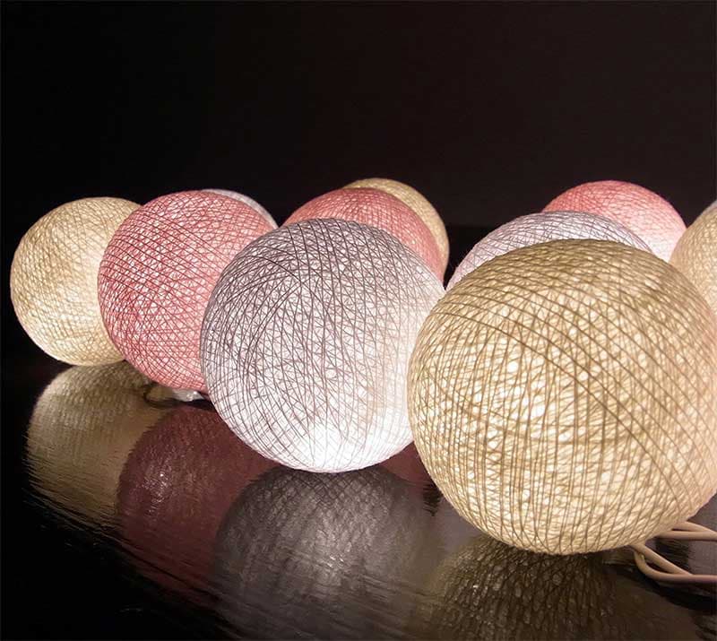 Lampioni LED kugle u nizu 165cm