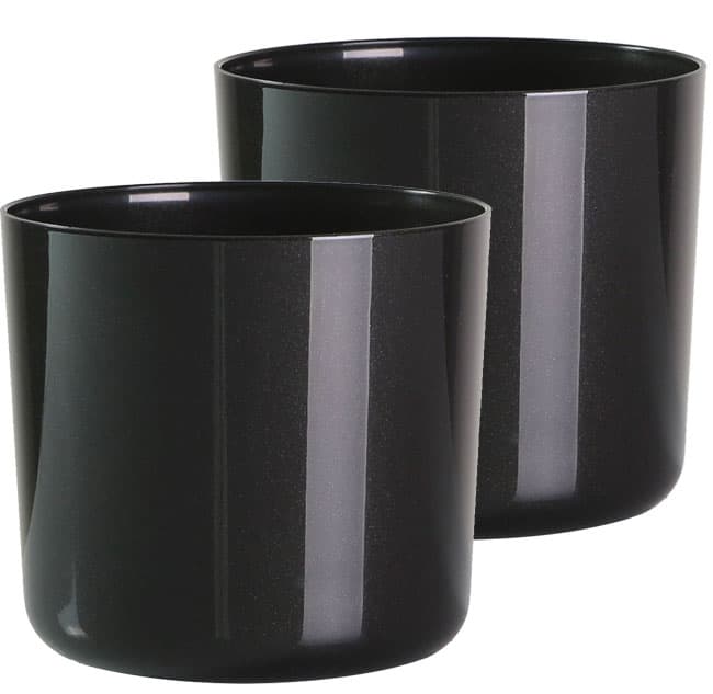 Ukrasne Saksije Alegra 14 Crna 2 komada