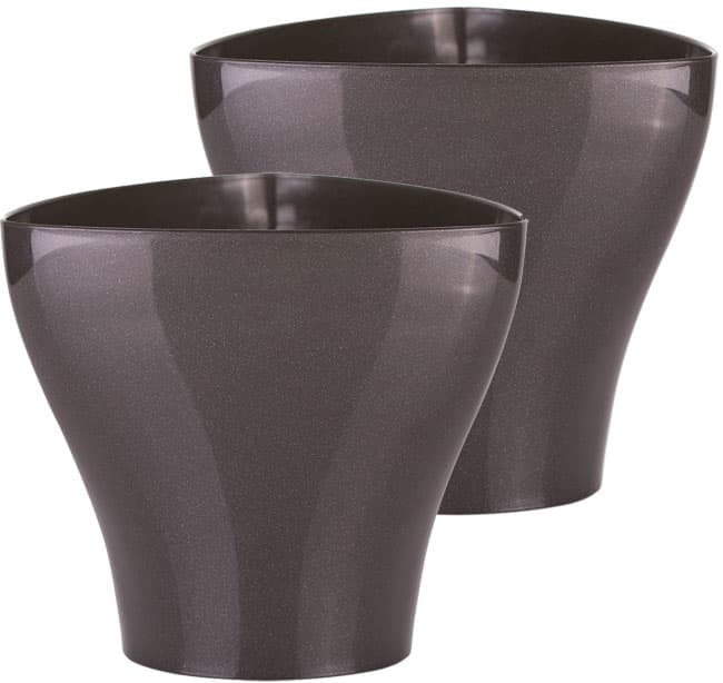 Ukrasne Saksije Hydria 15 Crna 2 komada