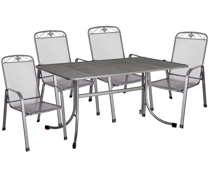 MWH Baštenska Garnitura Savoy - 4 Stolice i Sto