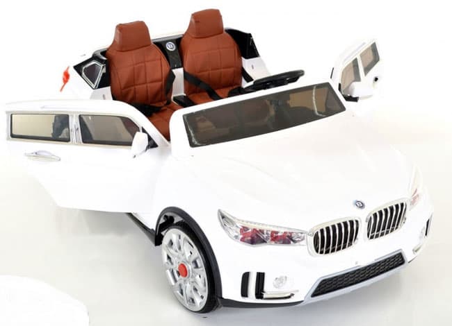 Dečiji automobil na akumulator X7 beli dvosed