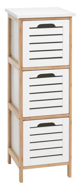 Komoda Robi 3 fioke bambus-bela