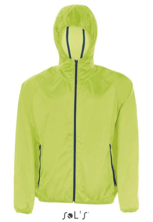 Sols Jakna vetrovka unisex Shore Neon Lime veličina XL 01169