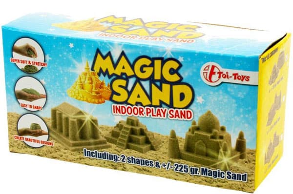 Kinetički pesak 225g sa dva kalupa crvena 30006