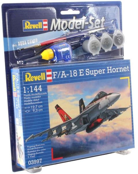 Revell maketa aviona sa priborom Model Set F/A-18E Super Hornet RV63997/5006