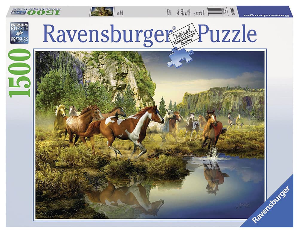 Ravensburger puzzle Art - Životinje - Konji - Wild Horses 1500 delova RA16304