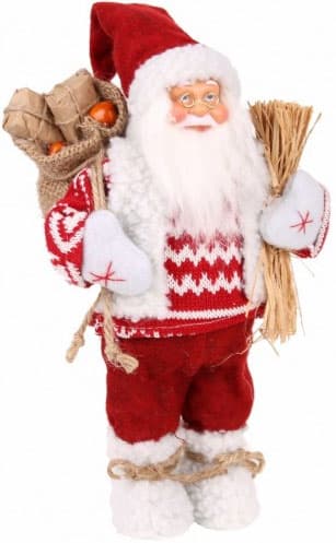 Deda Mraz u džemperu visine 45 cm