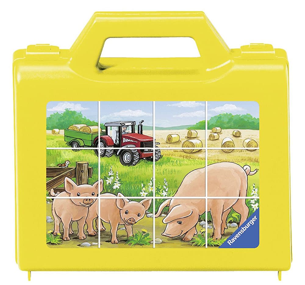 Ravensburger puzzle kocke Childrens Puzzle Cubes - Farm Animals 12 kocki RA07471