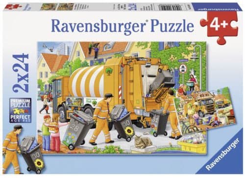 Ravensburger puzzle Dečije puzle - 2x24 - The Dustmen 2x24 delova RA09192