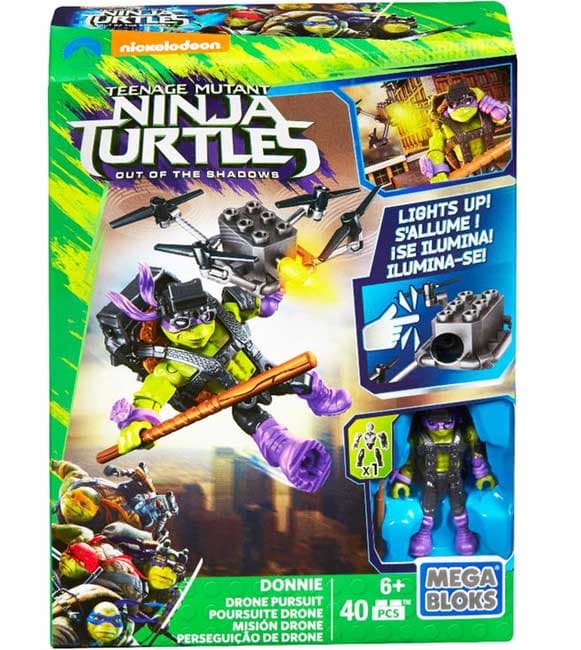 Mega Bloks Kocke TMNT Donnie Drone Pursuit 36677