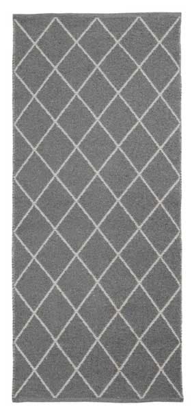 Tepih Sensi 70x160 sivo-bela