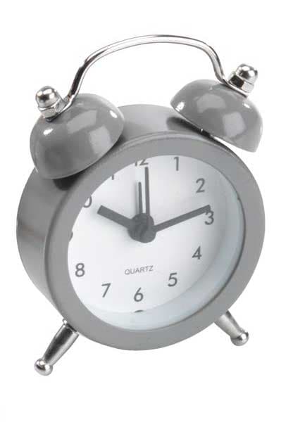 Budilnik Rio Stoni Sat siva