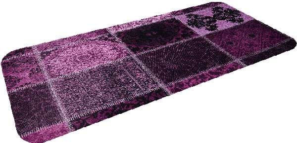 Prostirka za kupatilo Patchwork 60x100 ljubičasta