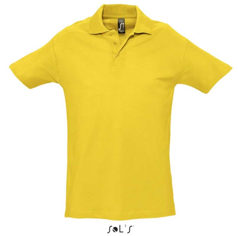 Sols Polo majica za muškarce Spring II Gold veličina L 11362