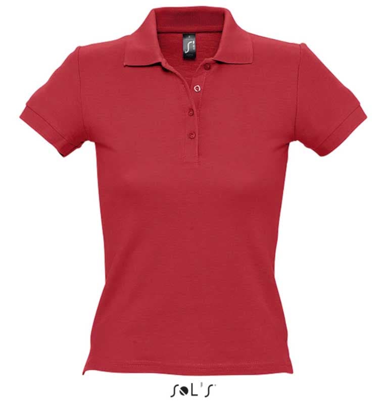 Polo majica za žene Sols People Red veličina M 11310