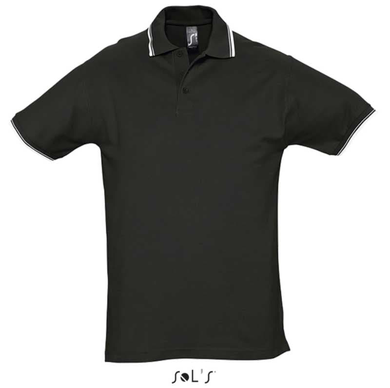 Muška polo majica Sols Practice Black veličina XXL 11365