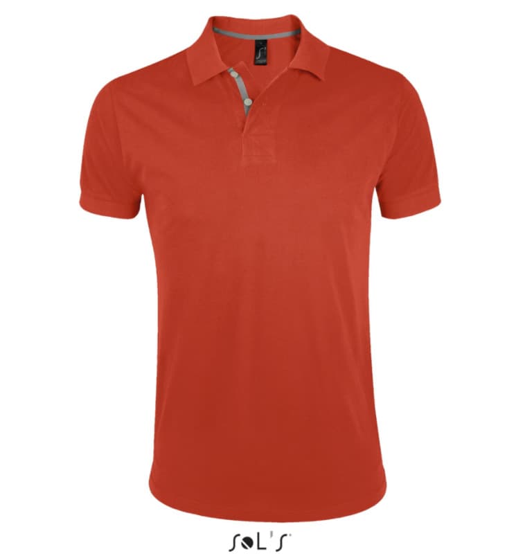 Sols Portland Muška majica sa kragnom vel. M Burnt Orange 00574