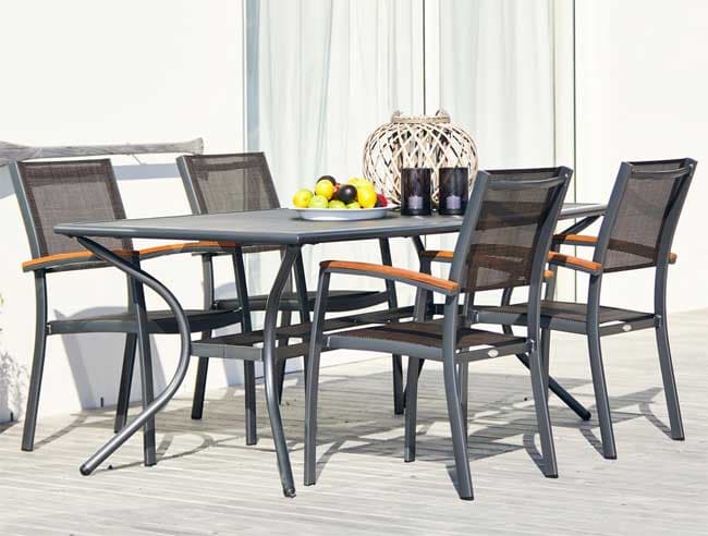 Baštenska garnitura Maurice Sto i četiri stolice