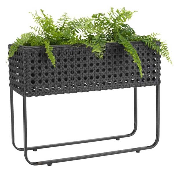 Saksija od petana Lama 24x65x51cm crna