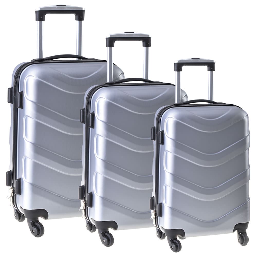 3 Putna Kofera - Sivi Komplet - Sazio Rome