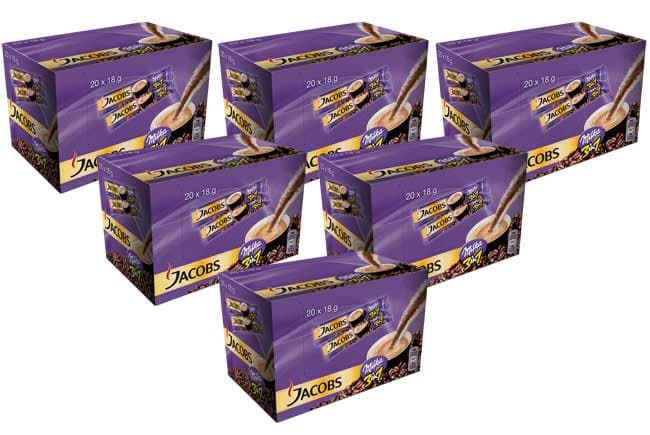 Jacobs kafa 3u1 Milka 6x360g 613126