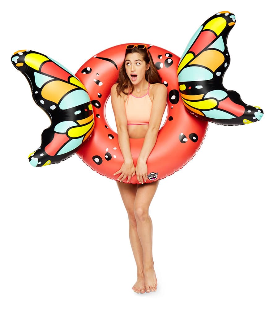 Guma za plivanje crveni leptir