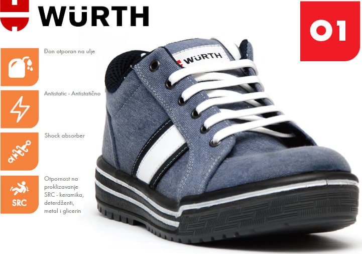 Wurth Radna patika Sirocco O1 vel. 41