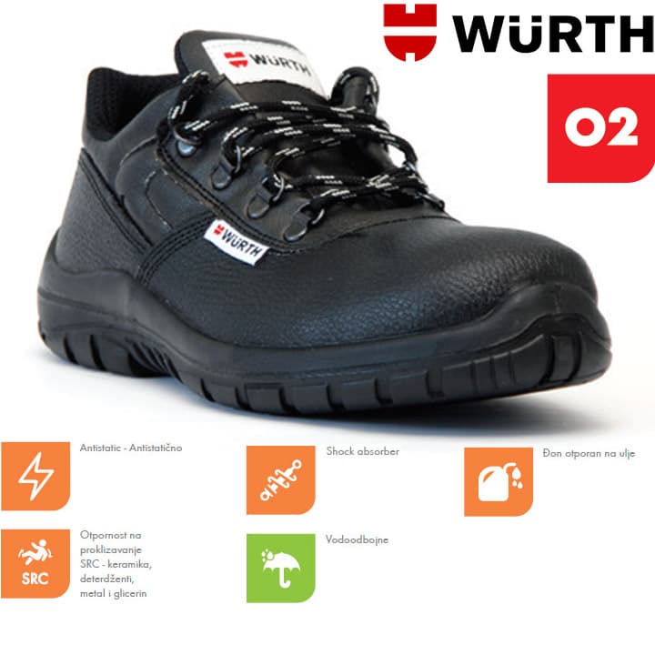 Wurth Radne cipele Libra O2 plitke vel. 40