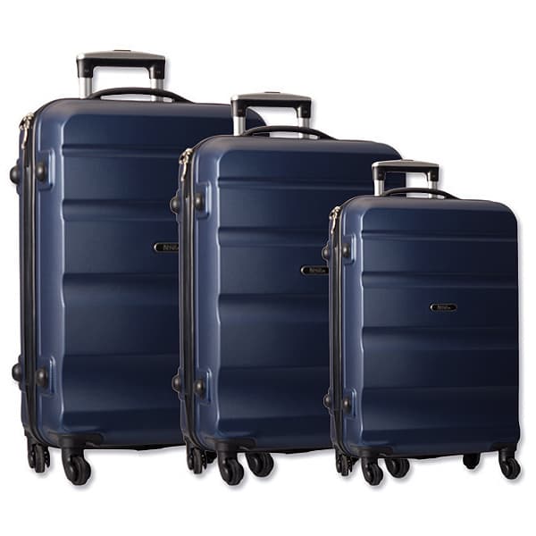 Komplet 3 ABS Tvrda Kofera Porto Blue