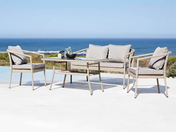 Baštenska garnitura za 4 osobe Estofine