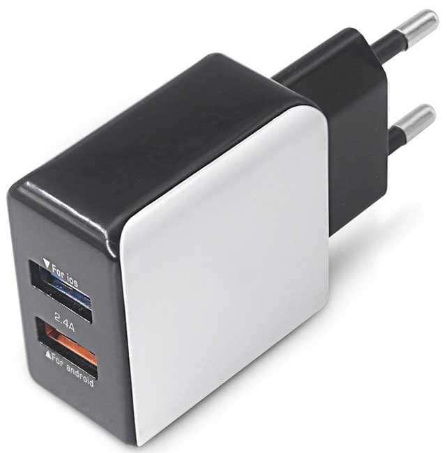 Zidni punjač MS Stream 2.4A dual USB