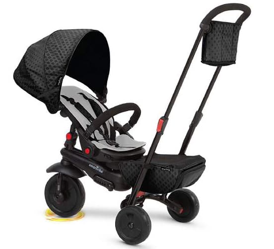 SMART TRIKE Tricikl FOLDING 700 8 u 1 crni