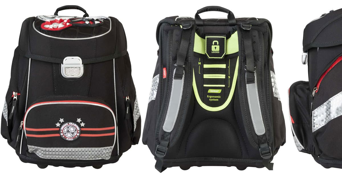 TARGET Anatomski Školski Ranac GT ERGO FOOTBALL BLACK 17878