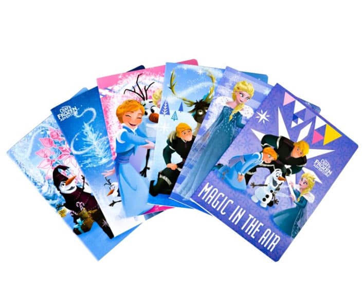 Male sveske u linije 10 komada - Disney Frozen 32223