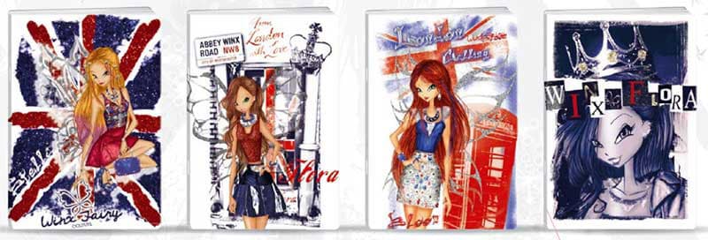 Deset A5 svezaka u kvadratiće Play - Winx Pretty Punk