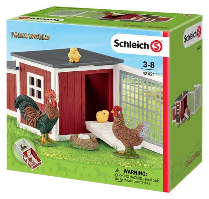 Schleich Figurice Domaće životinje - Kokošinjac 42421