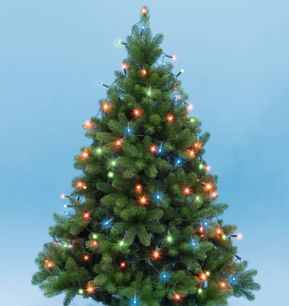 Novogodišnje lampice za jelku 200 višebojnih LED dioda KII200/M