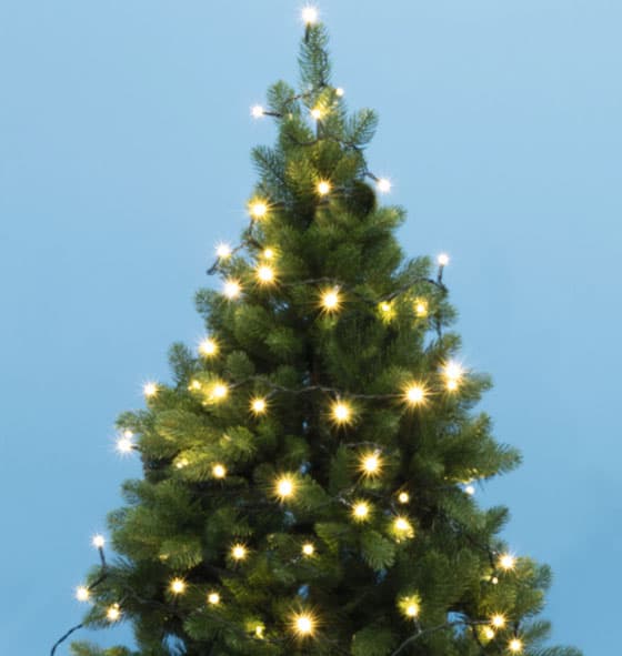 Novogodišnje lampice za jelku 100 toplo belih LED dioda KII100/WW