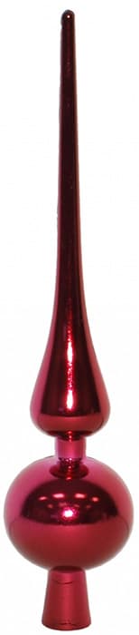 Vrh za jelku 25 cm bordo