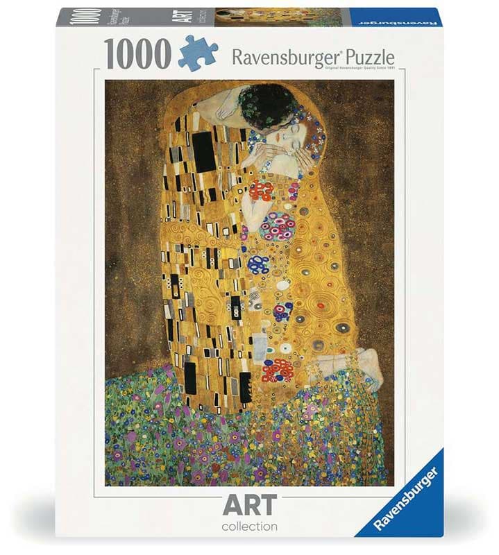 Puzzle Ravensburger Art 1000 delova - Gustav Klimt Poljubac