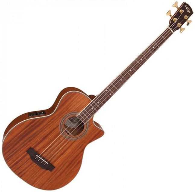 Ozvučena akustična bas gitara Vintage VCB430MH