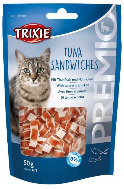 TRIXIE Hrana za mačke PREMIO Sendviči Tuna Sandwiches 50gr